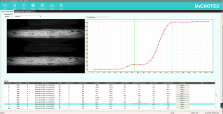 Log rotation monitoring during log clamping and turning